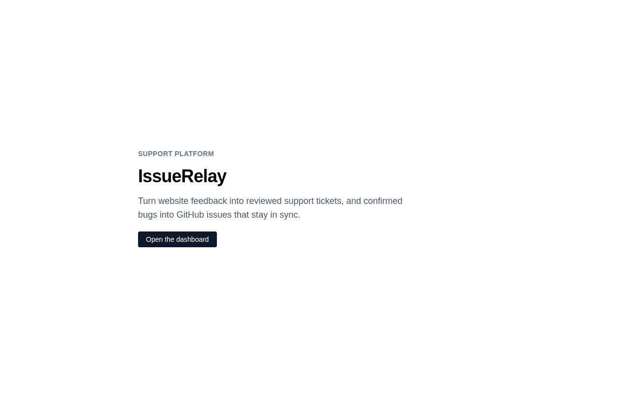 Preview of Issuerelay