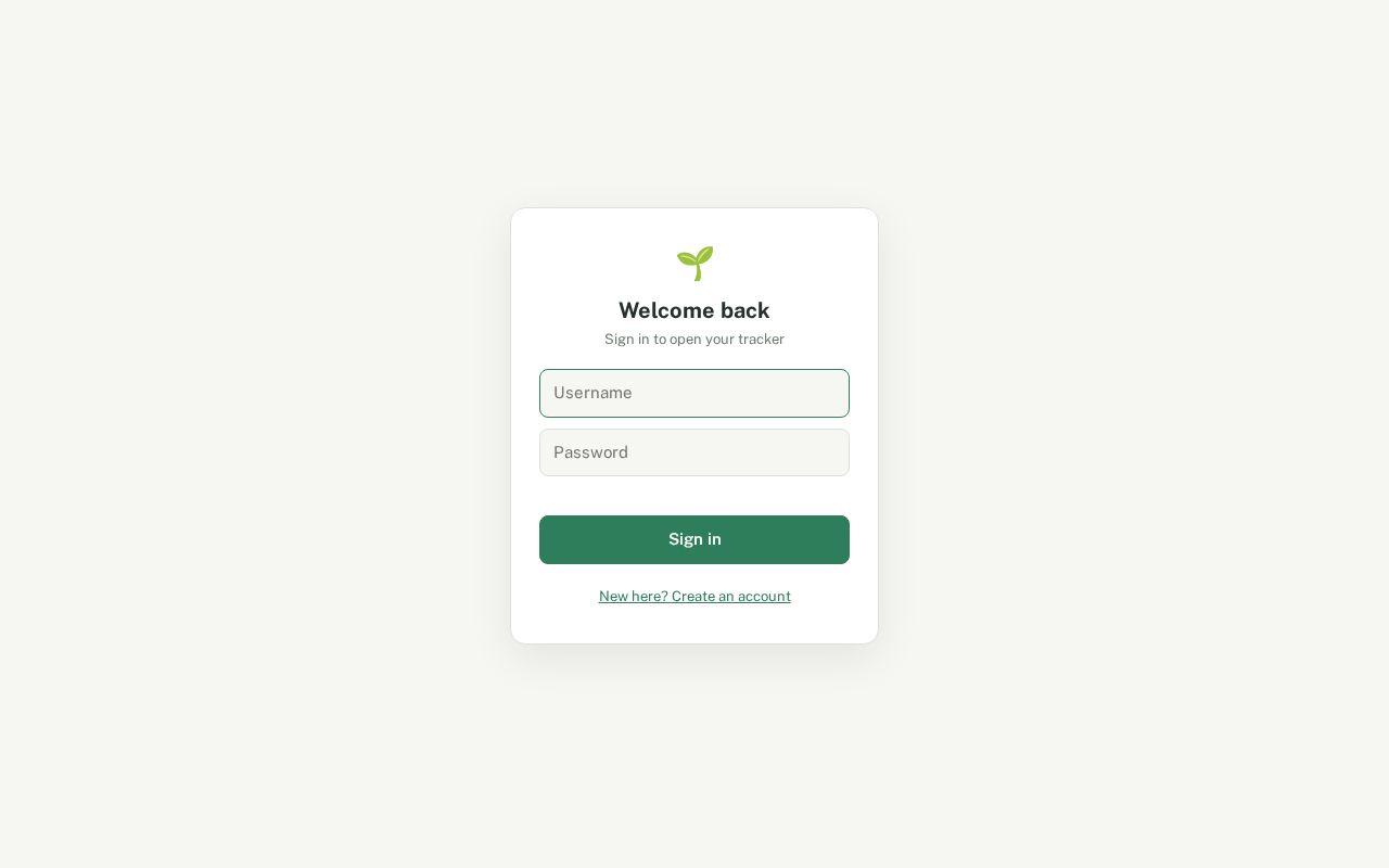 Preview of Consistency Tracker
