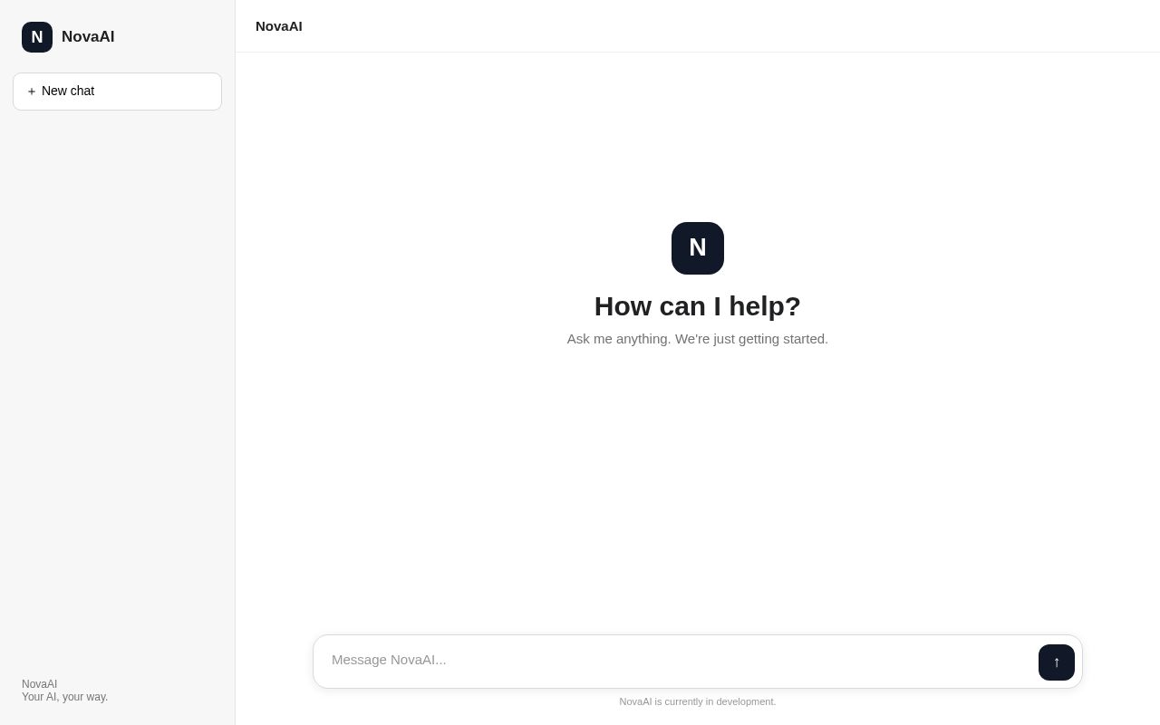 Preview of NovaAI