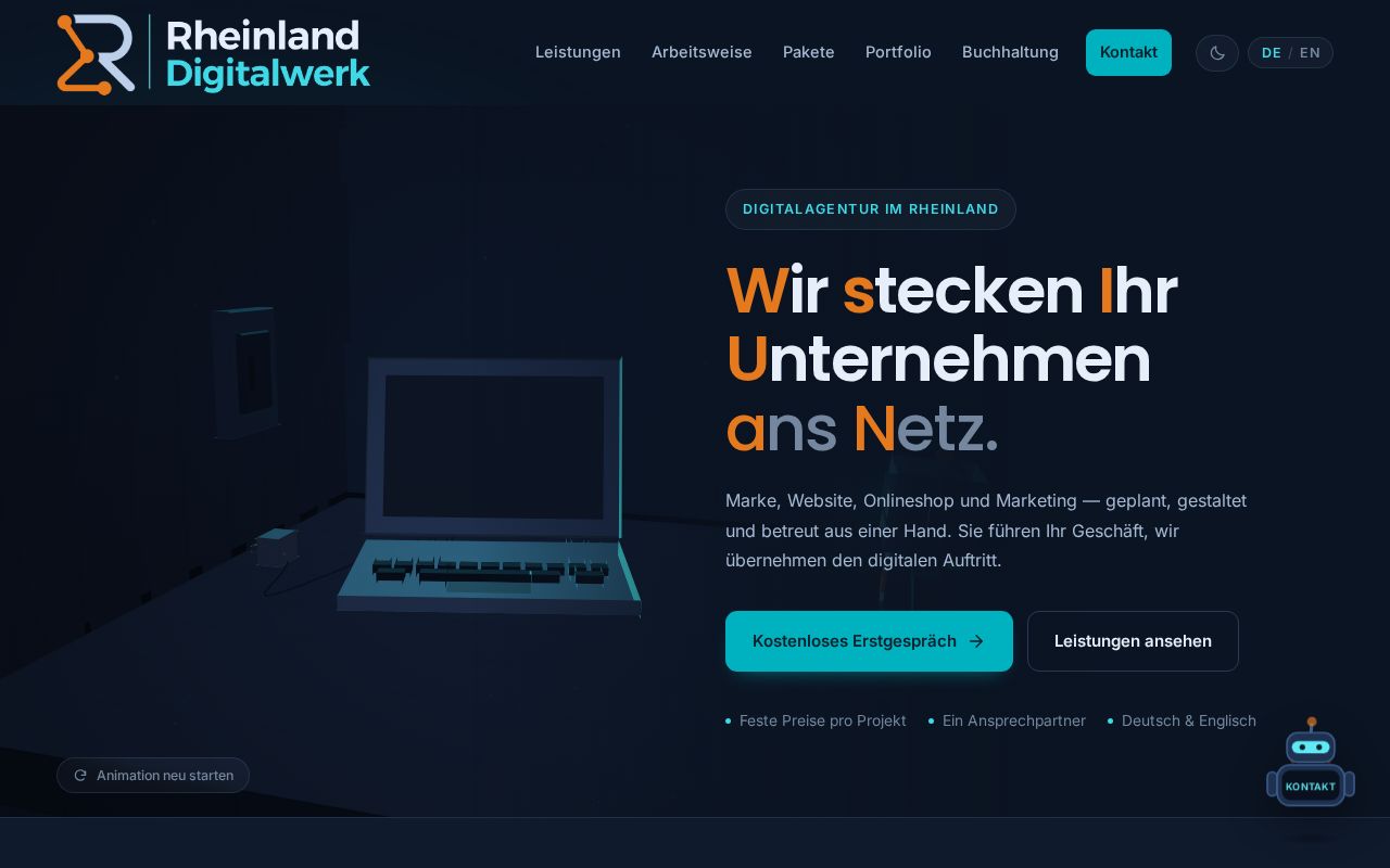 Preview of Rheinland Website