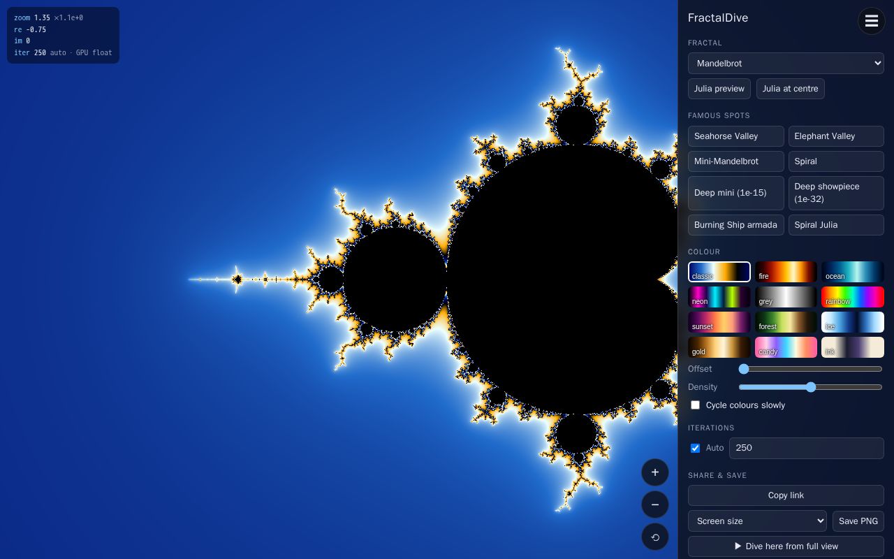 Preview of FractalDive