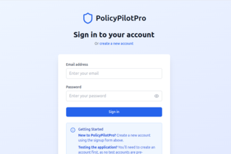 Preview of Policy Pilot Pro