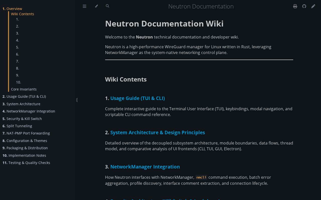 Preview of A lightweight WireGuard manager for Linux