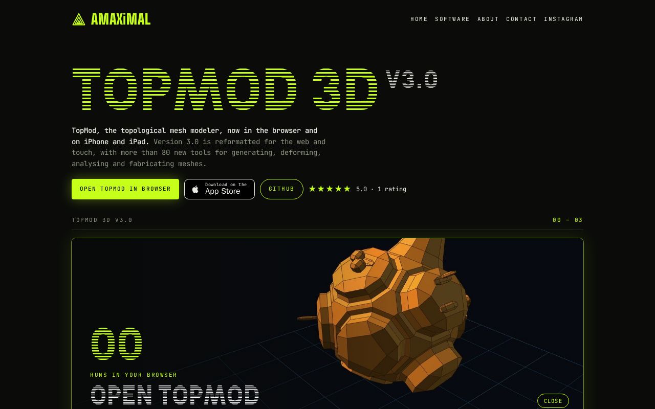 Preview of Topmod3d