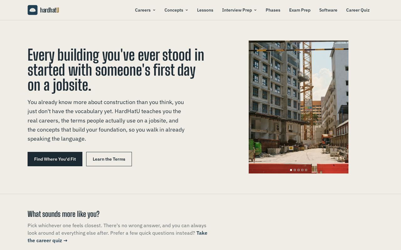Preview of Hardhatu Site