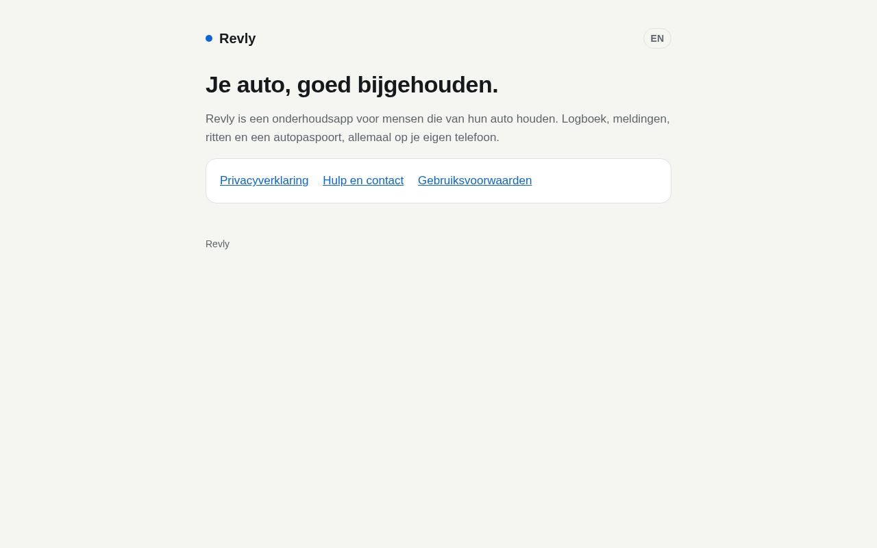Preview of Revly Site