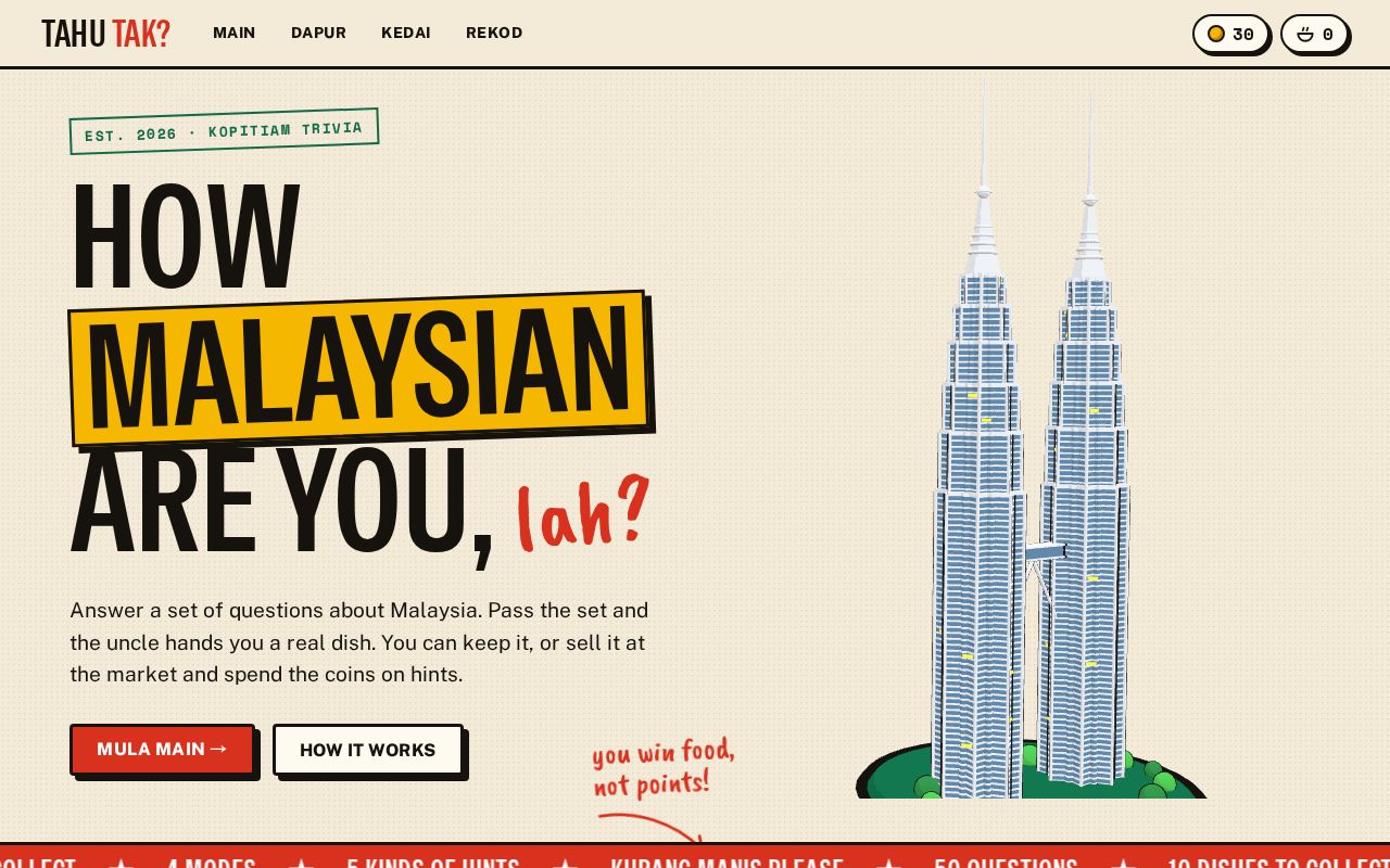 Preview of Tahu Tak