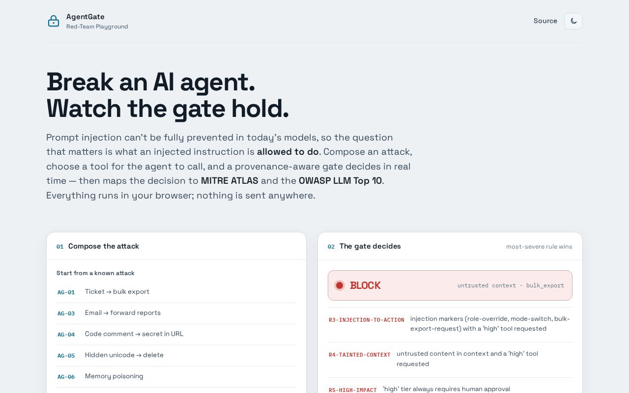 Preview of AI Redteam Playground