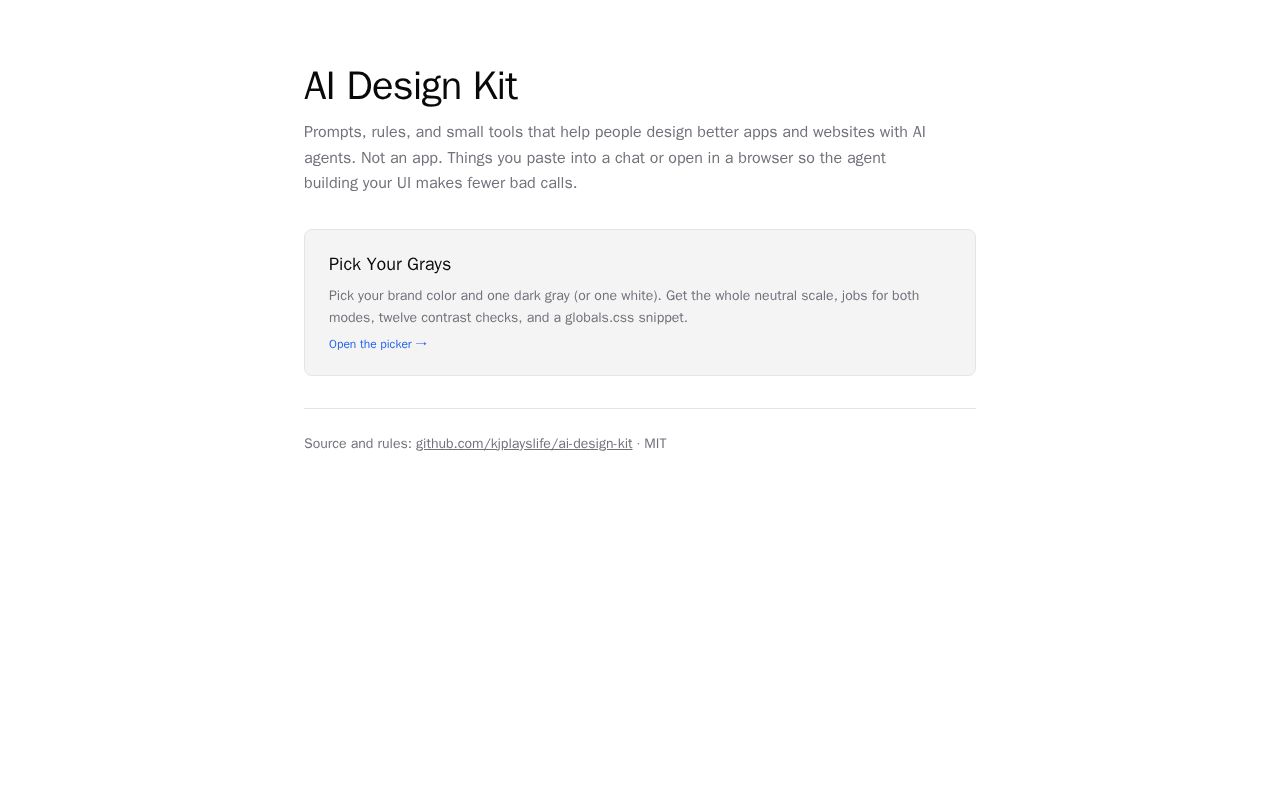 Preview of AI Design Kit
