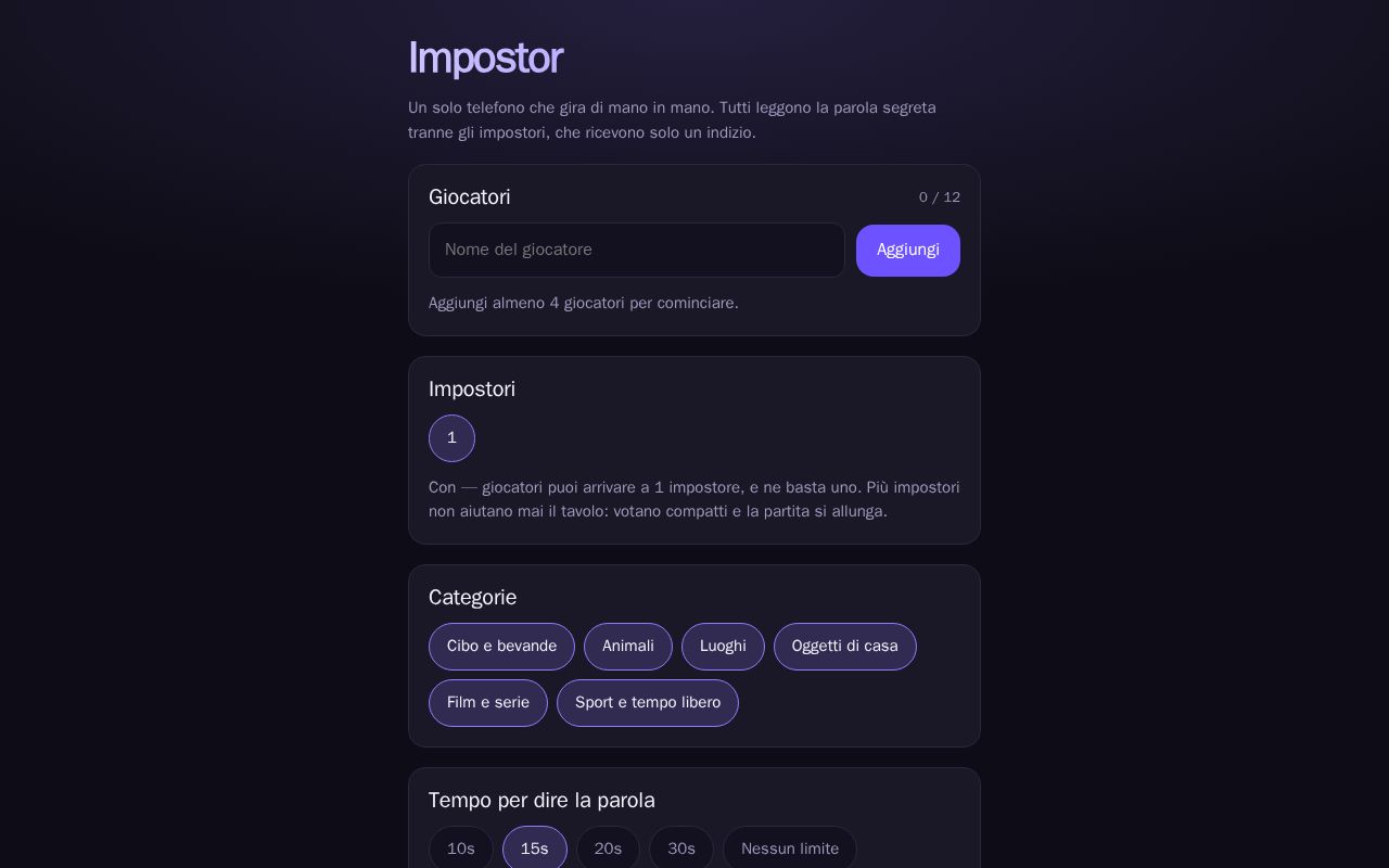 Preview of ImpostorGame