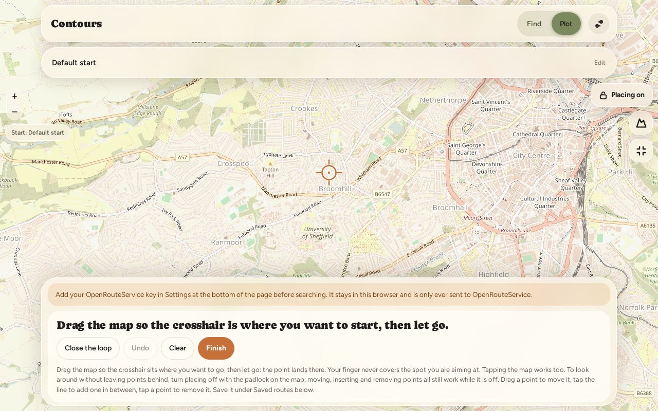 Preview of Run Map