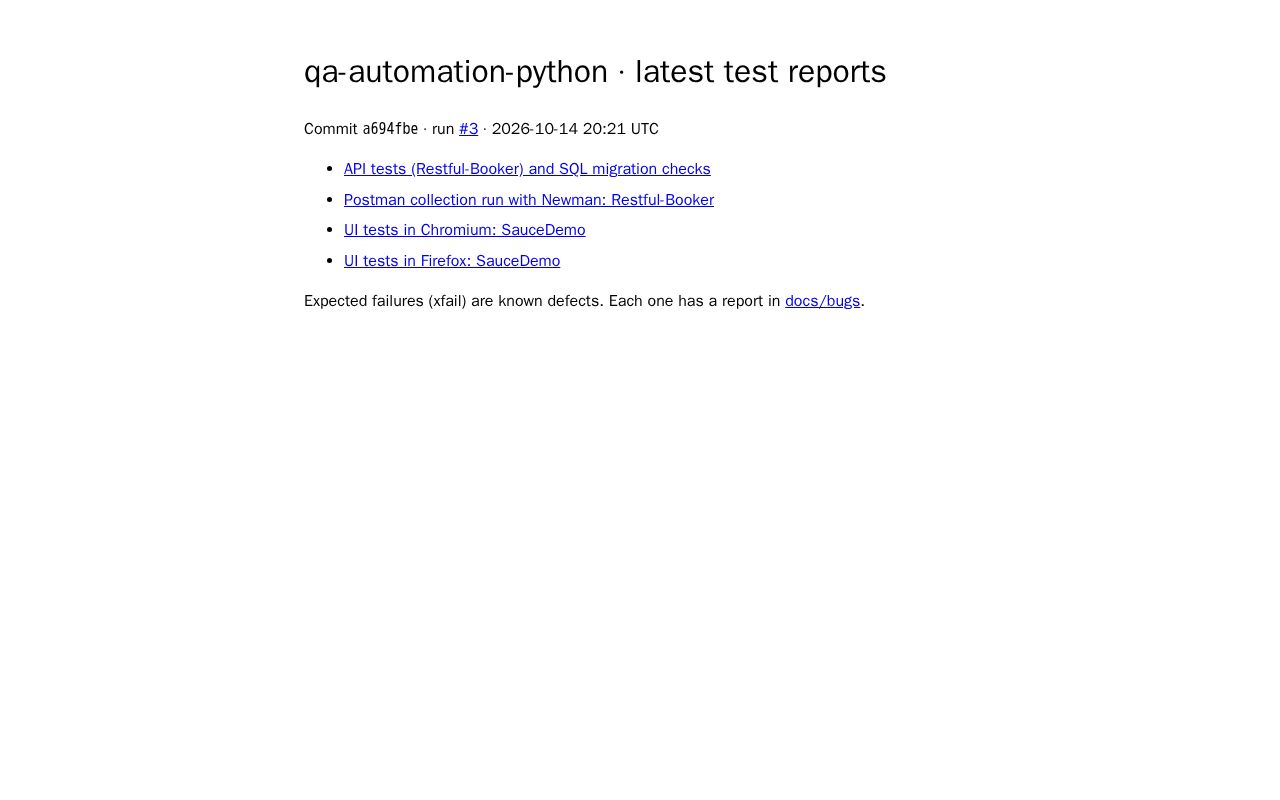 Preview of Qa Automation Python