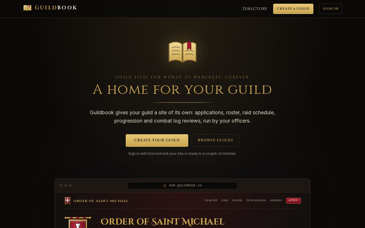 Preview of Guildbook