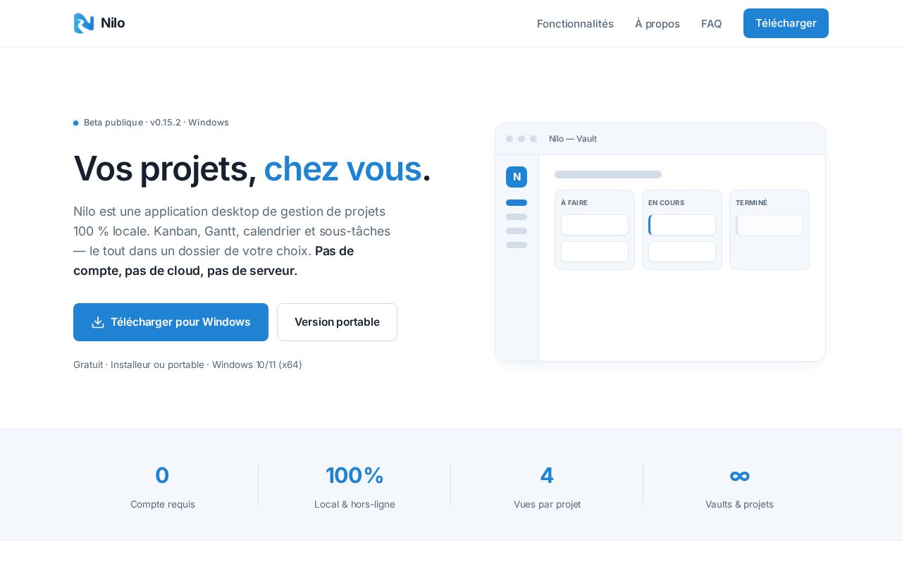 Preview of Nilo Website