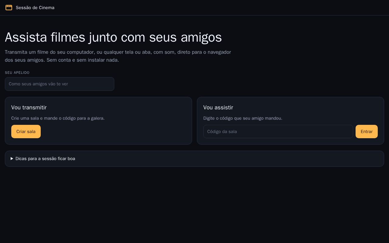 Preview of Sessao De Cinema