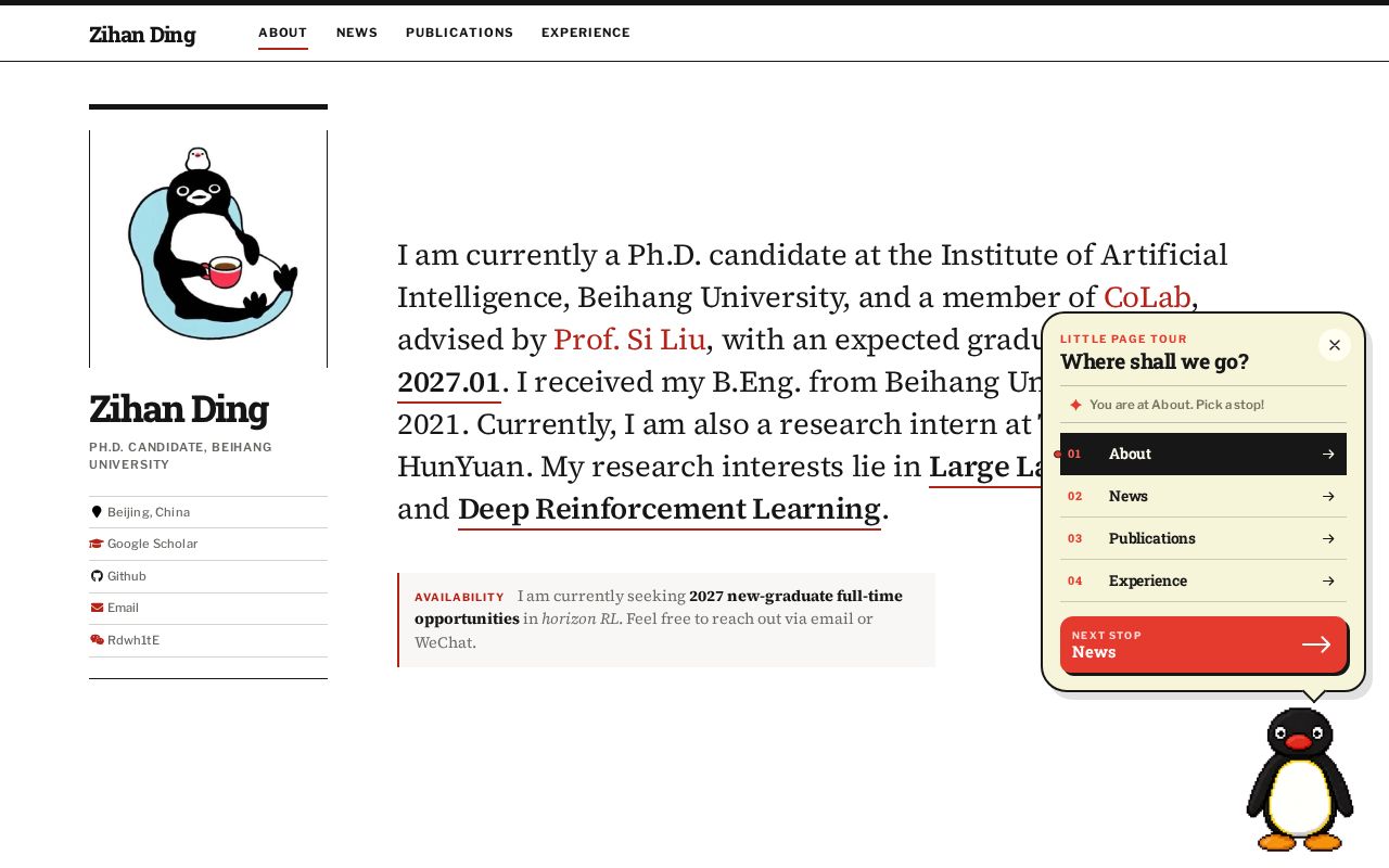 Preview of Dzh19990407 Github Io