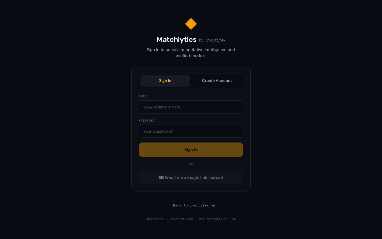 Preview of Matchlytics