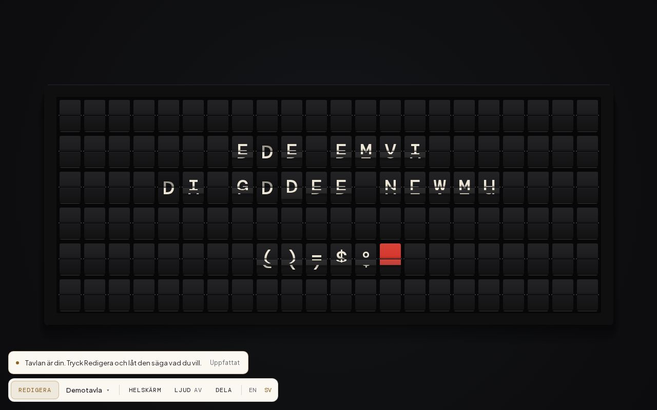 Preview of Split Flap
