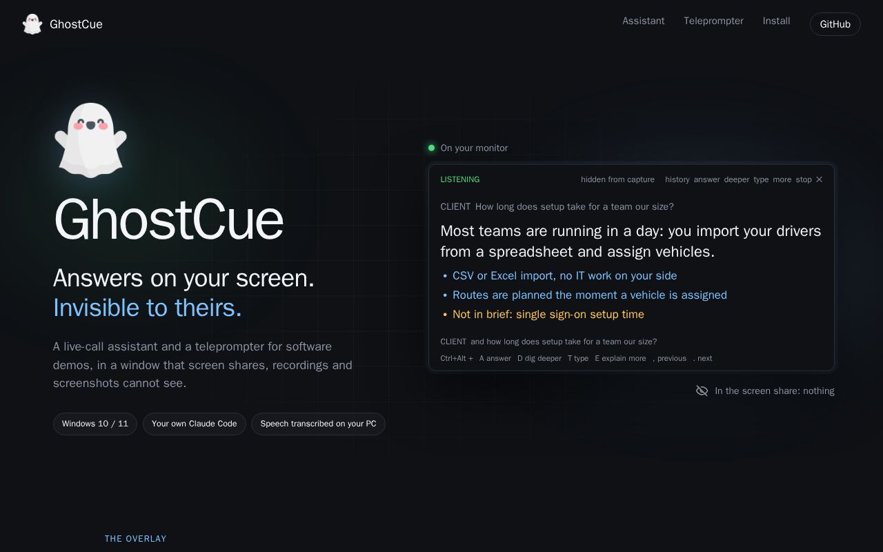 Preview of Ghostcue