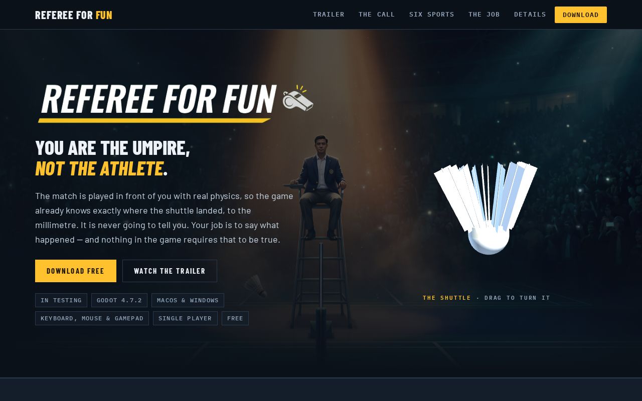 Preview of Referee For Fun