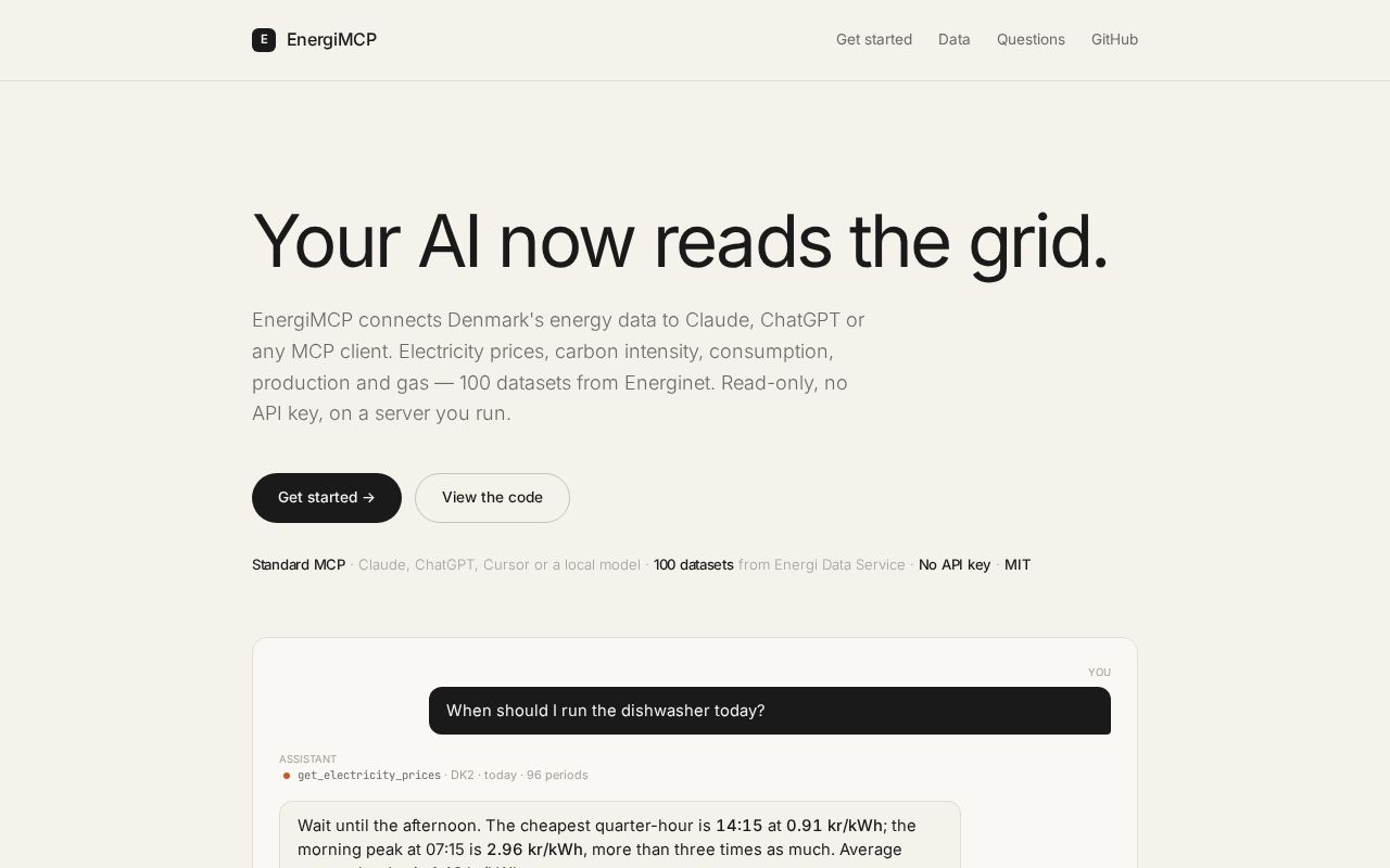 Preview of Energimcp