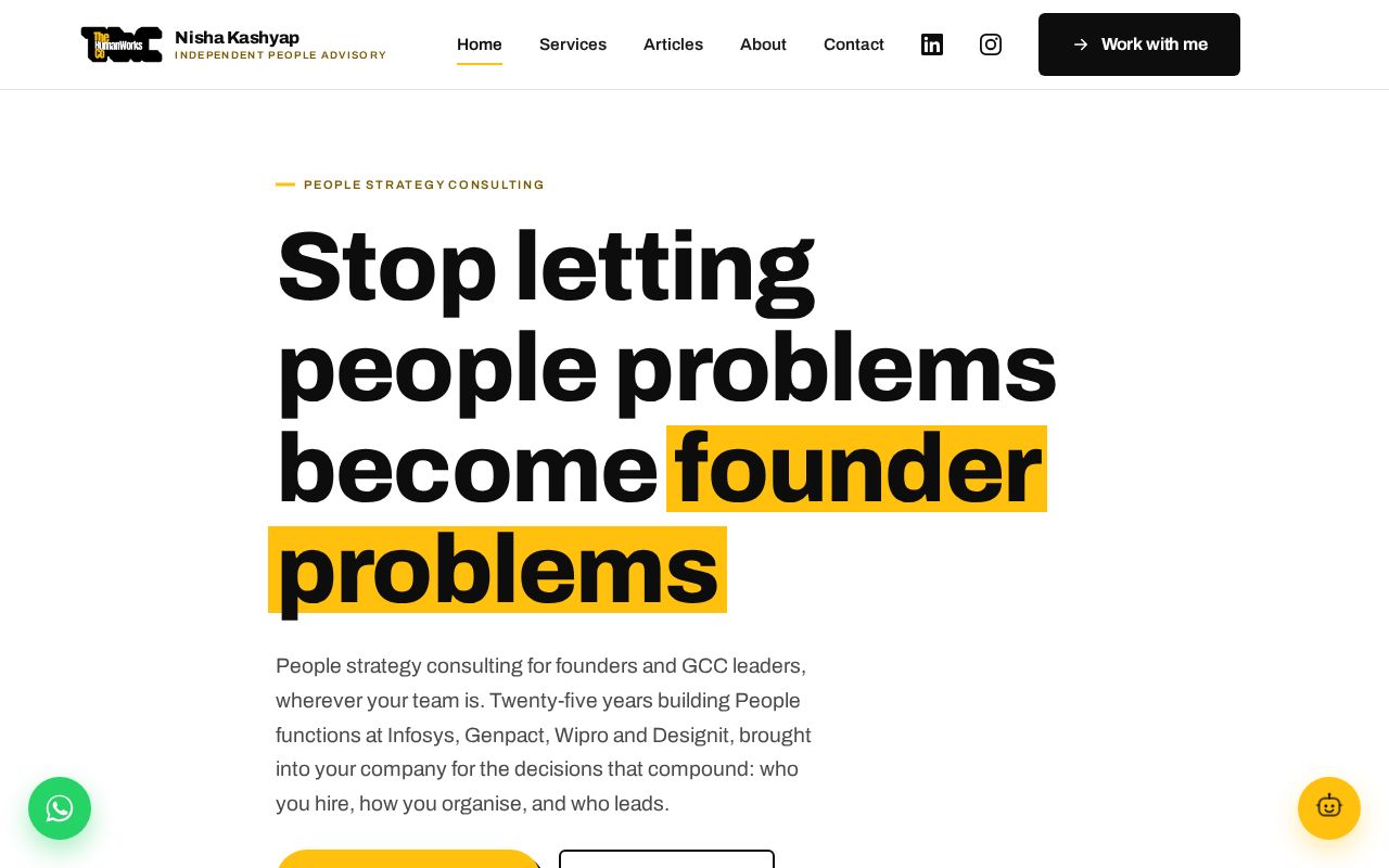 Preview of Thehumanworksco Website