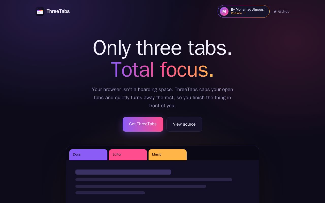 Preview of ThreeTabs