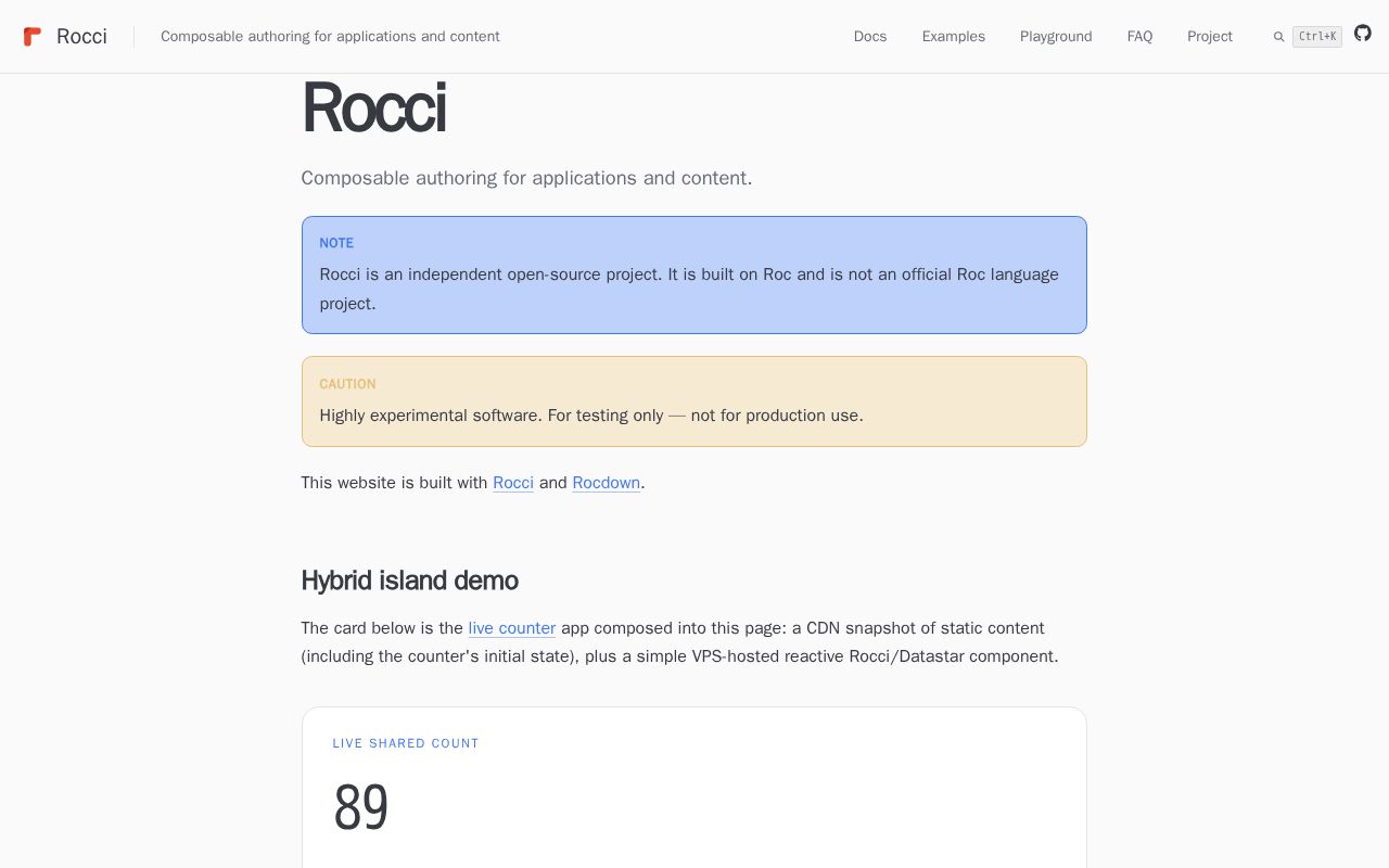 Preview of Composable authoring for applications and content