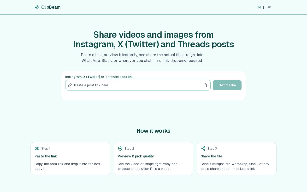 Preview of Clipbeam