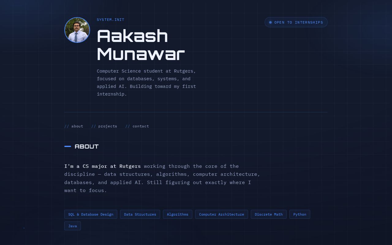 Preview of Aakashmunawar Site