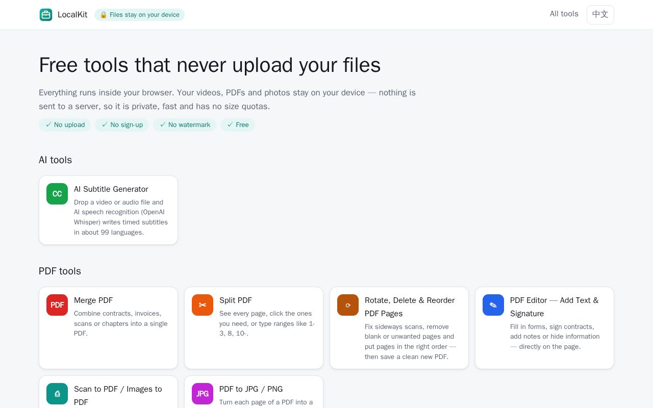 Preview of Localkit