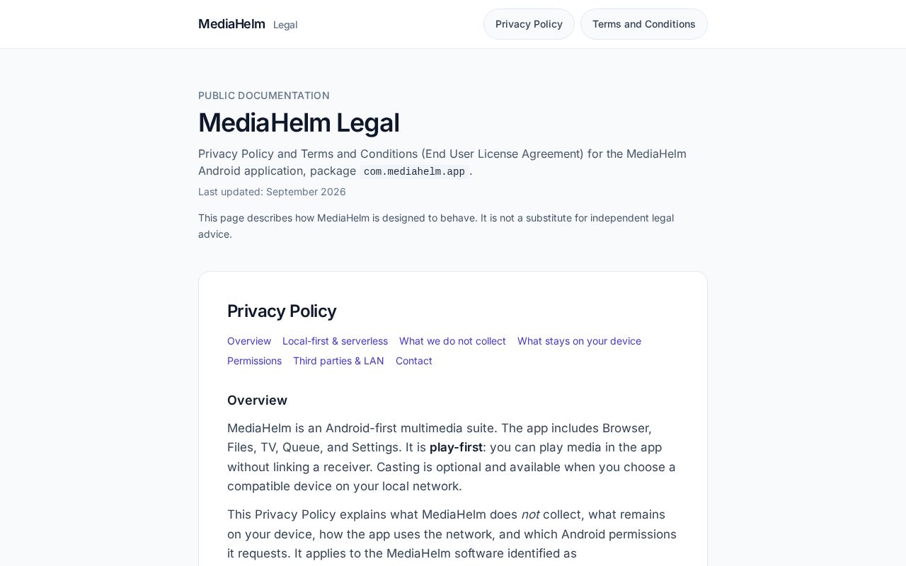 Preview of Mediahelm Legal