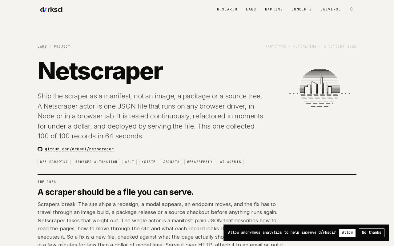 Preview of Netscraper