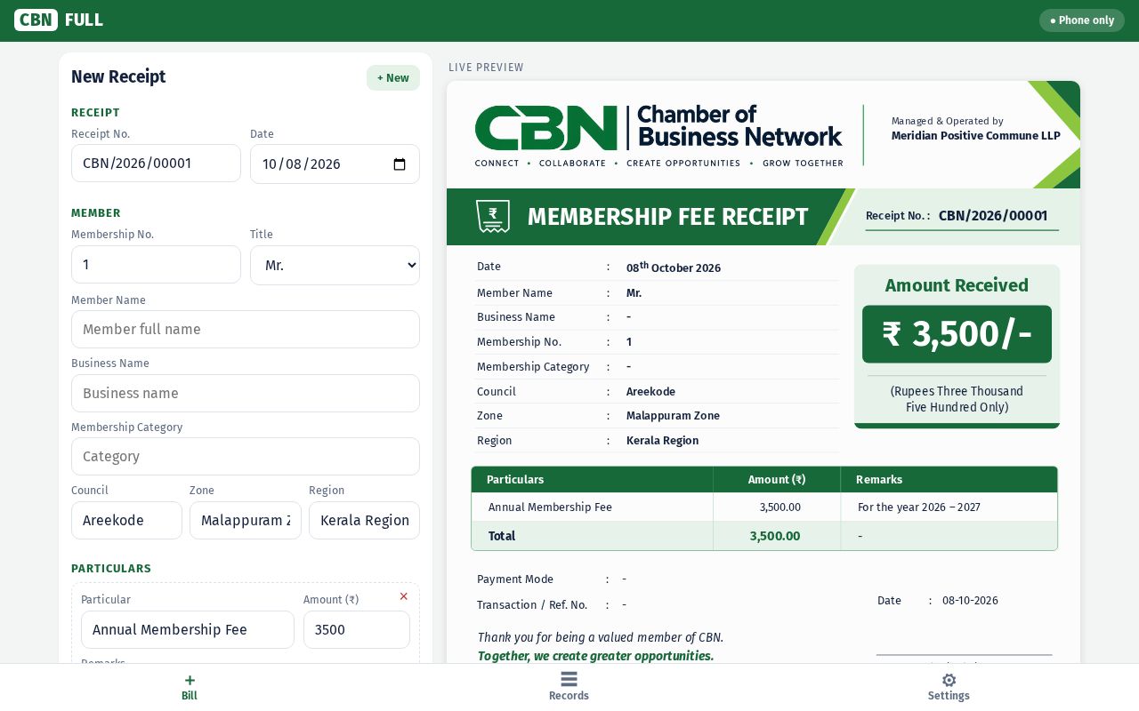 Preview of Cbn Billing