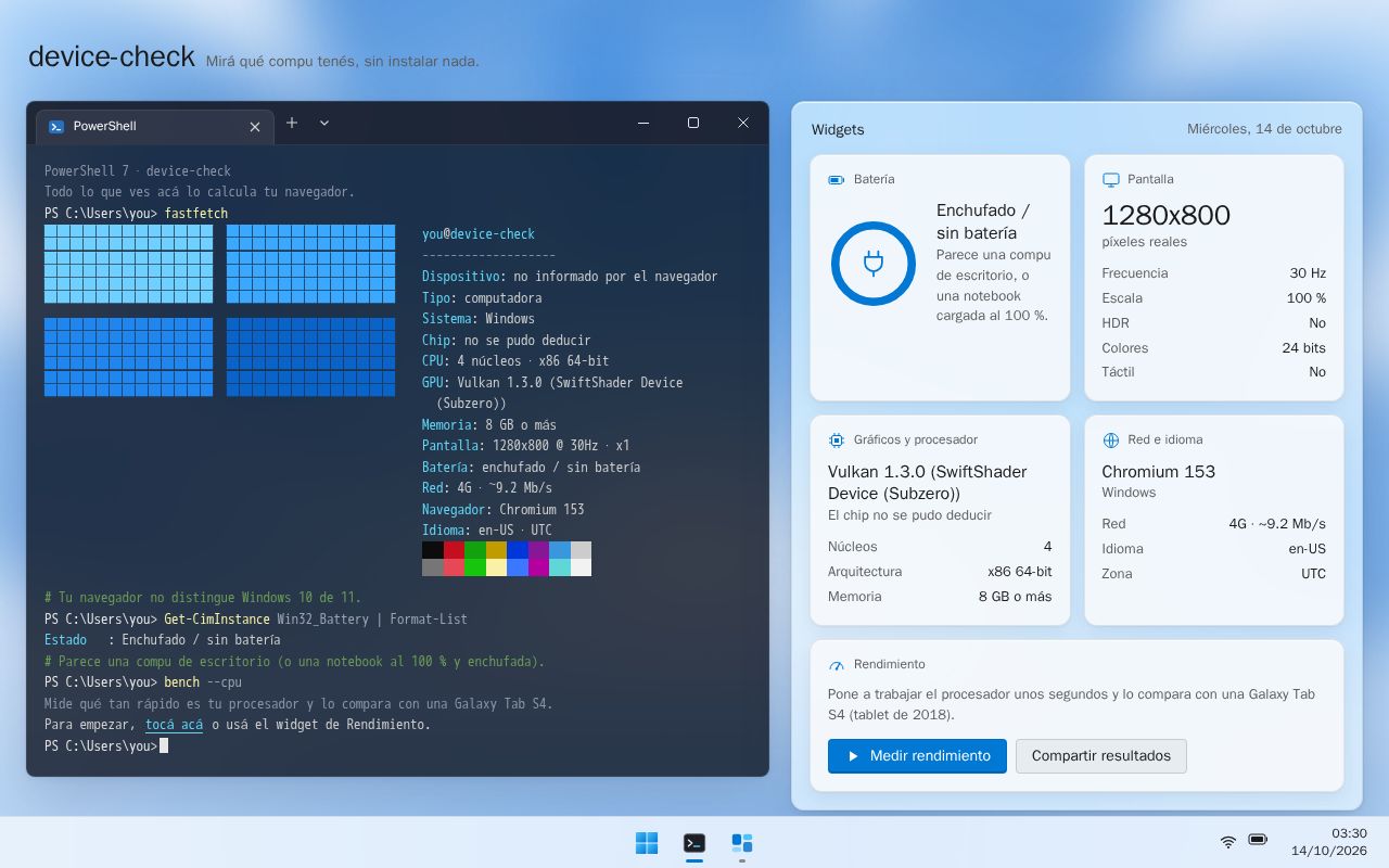 Preview of Device Check