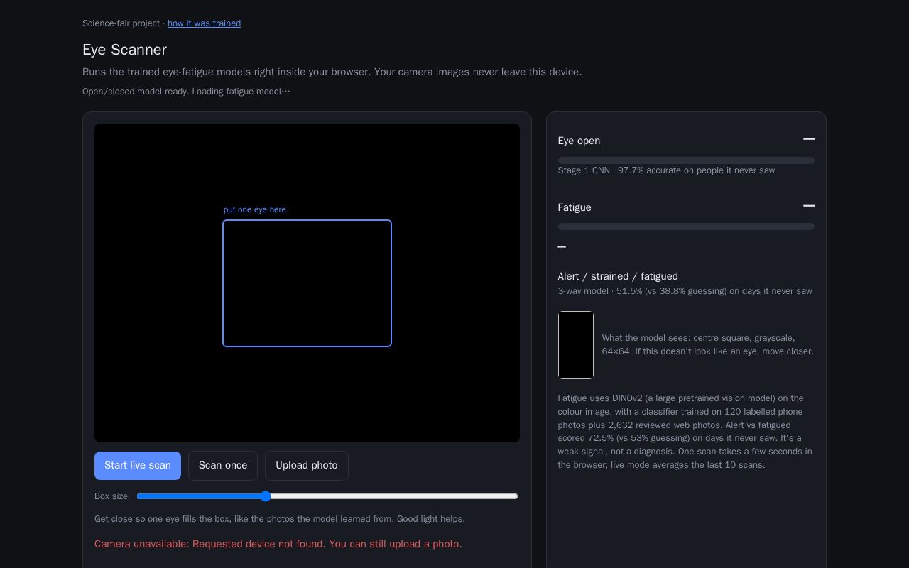 Preview of Eye Scanner