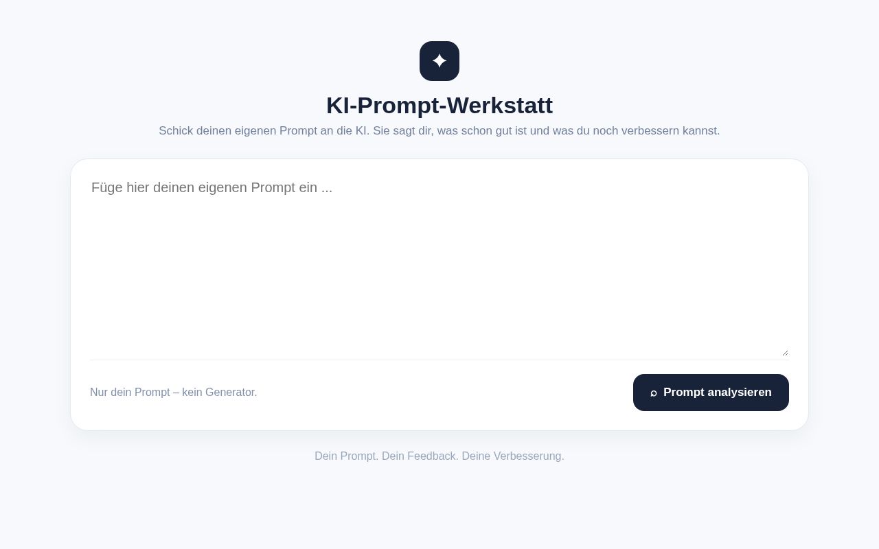 Preview of KI-Prompt-Werkstatt