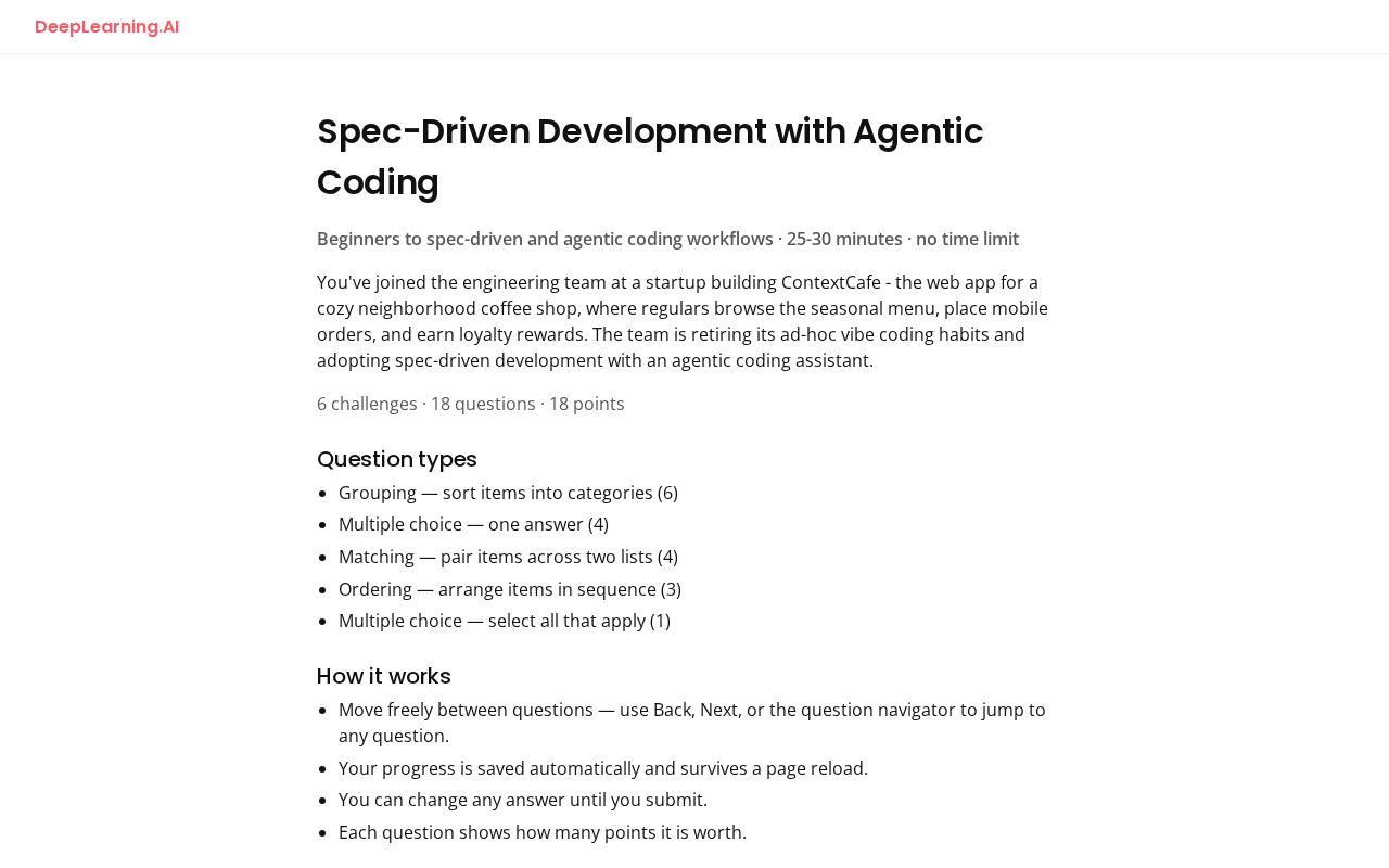 Preview of Assessment Demo
