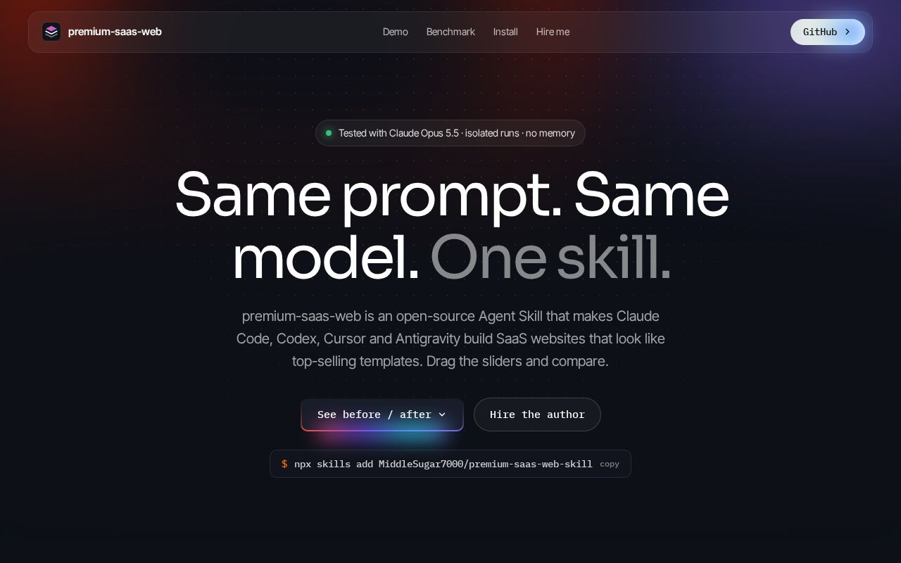 Preview of Premium Saas Web Skill