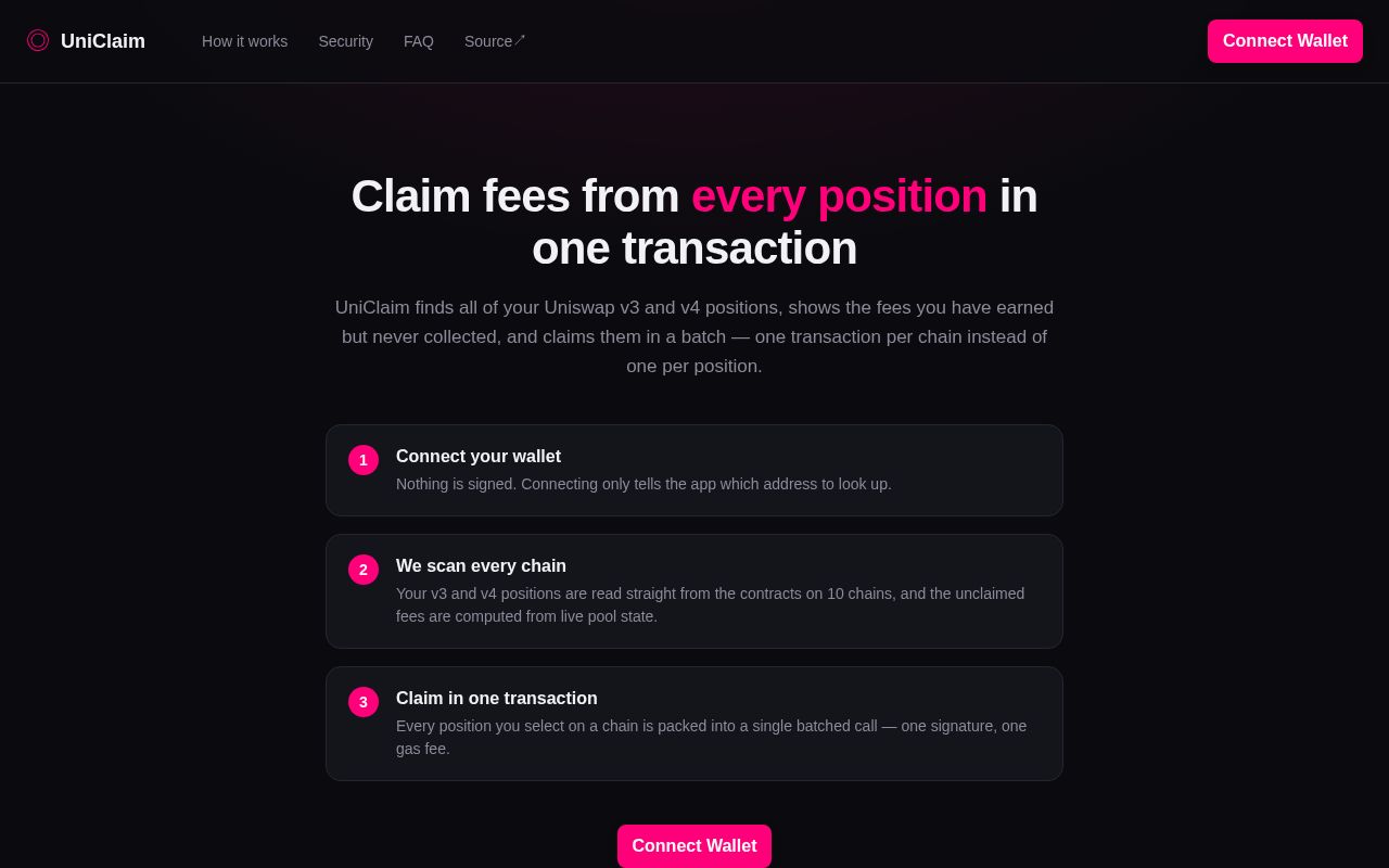Preview of Uniclaim
