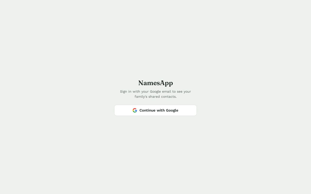 Preview of NamesApp code repo