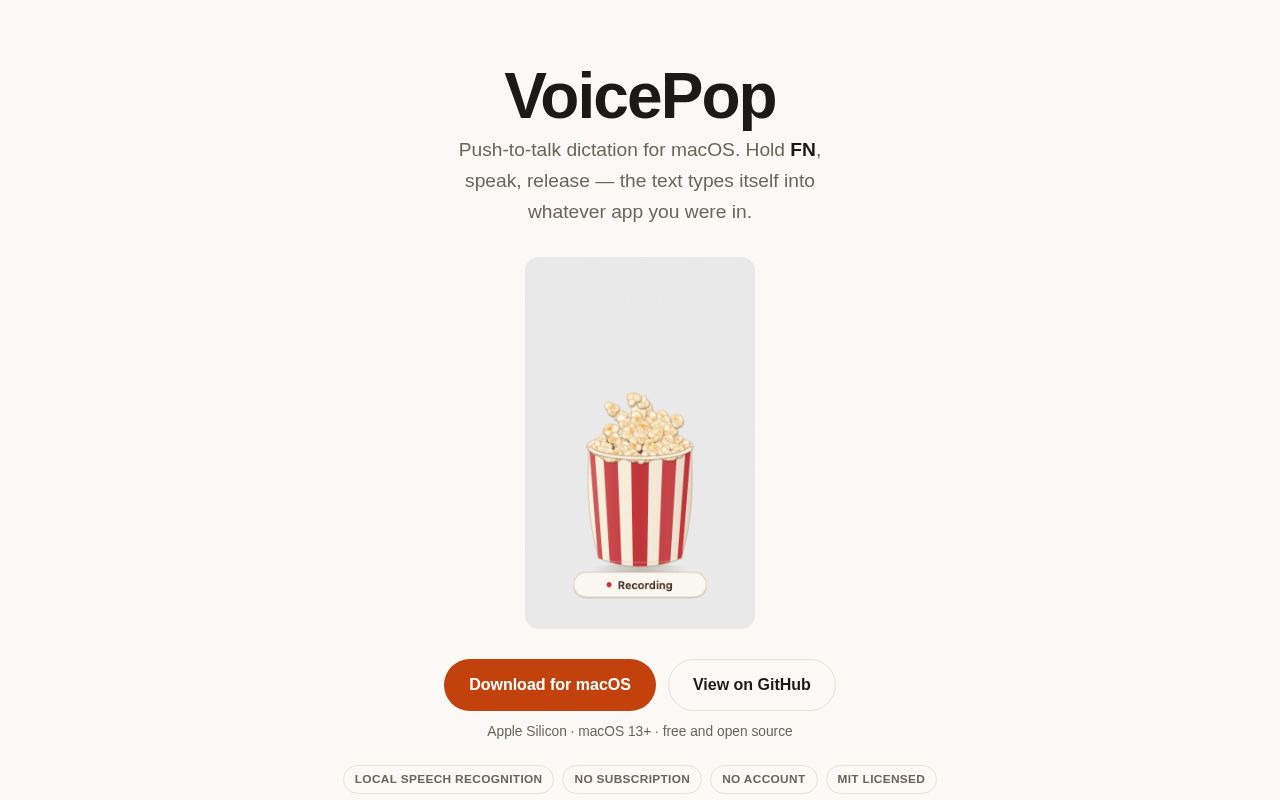 Preview of VoicePop