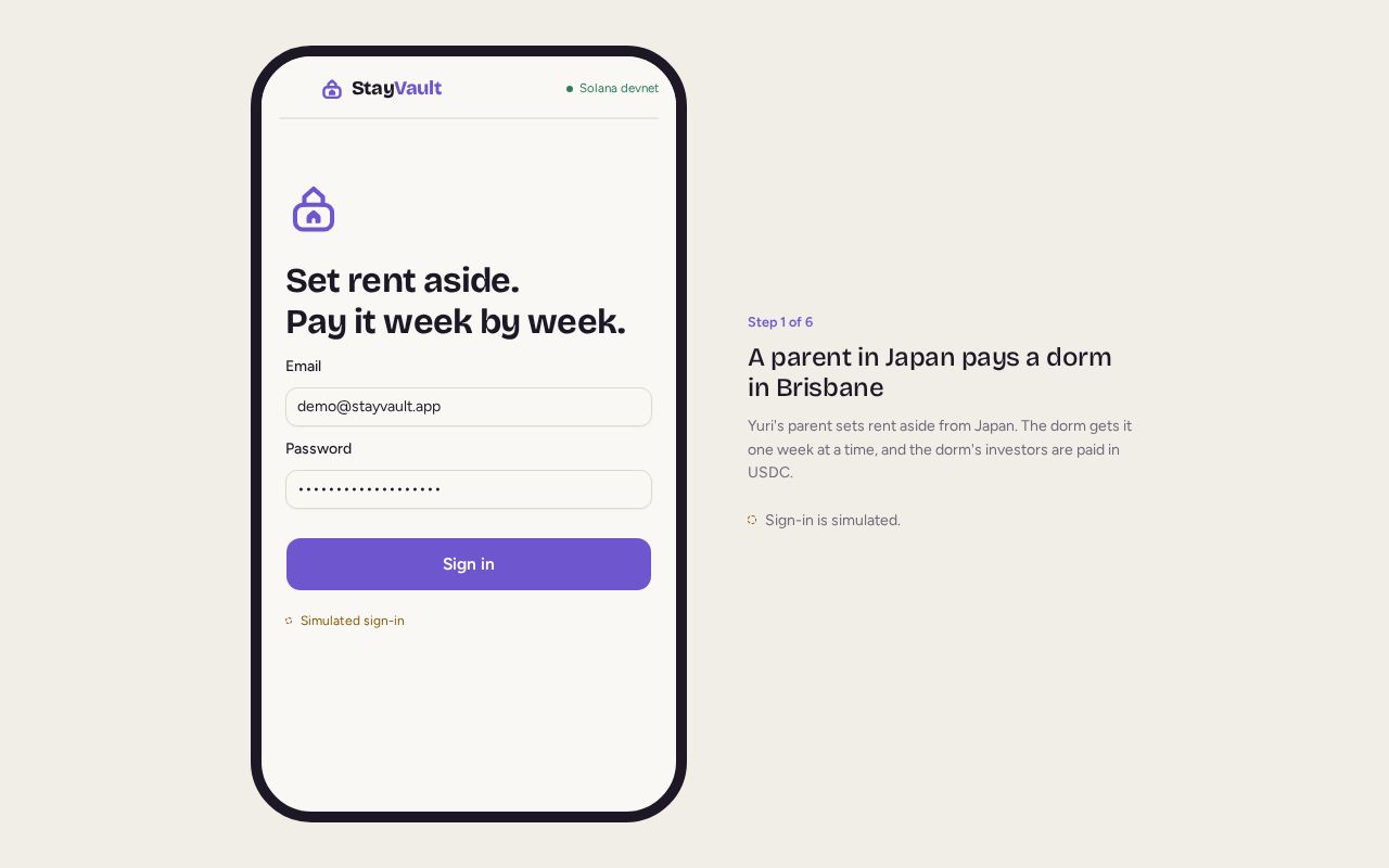 Preview of Stayvault