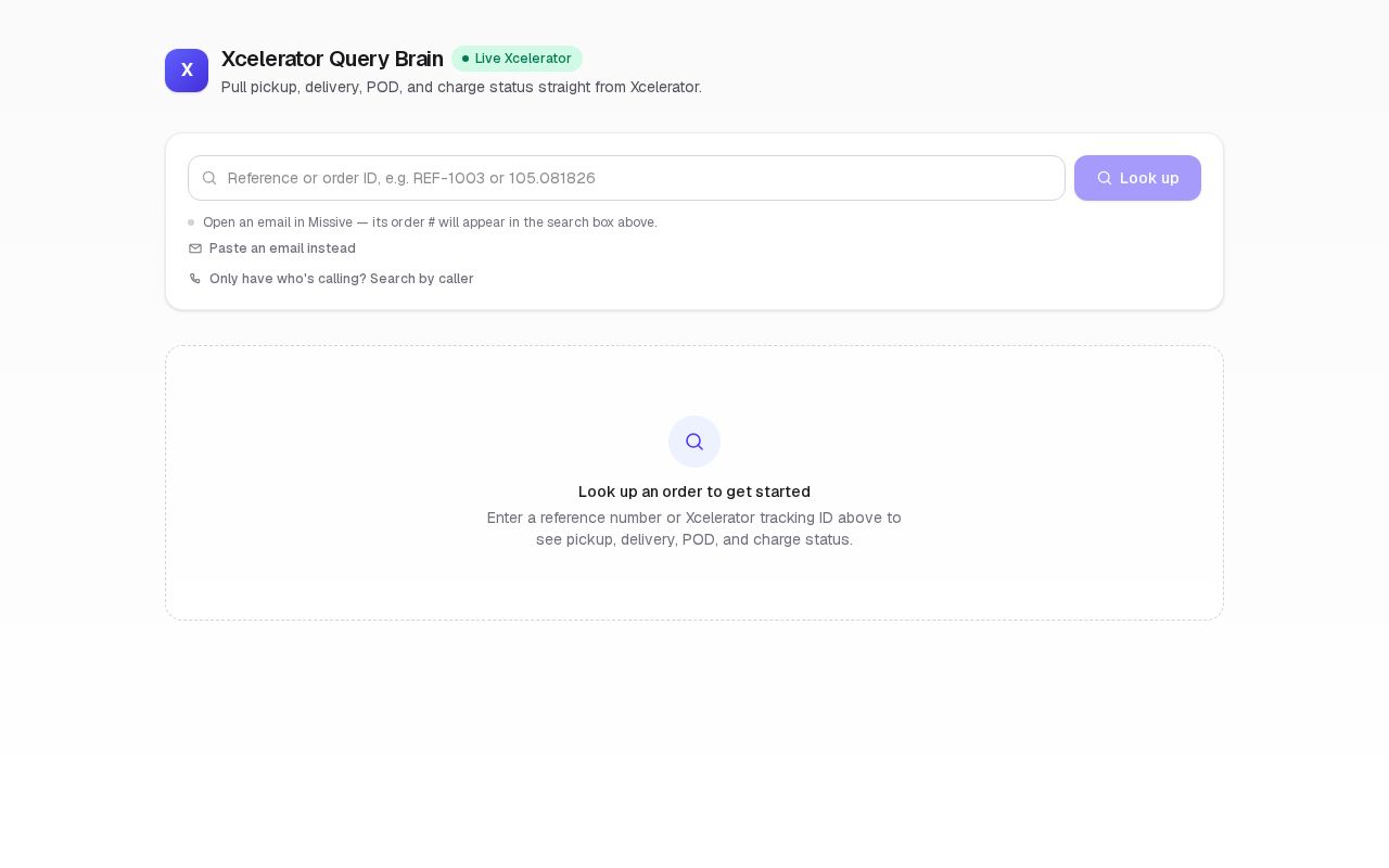 Preview of Xcelerartor Query Brain