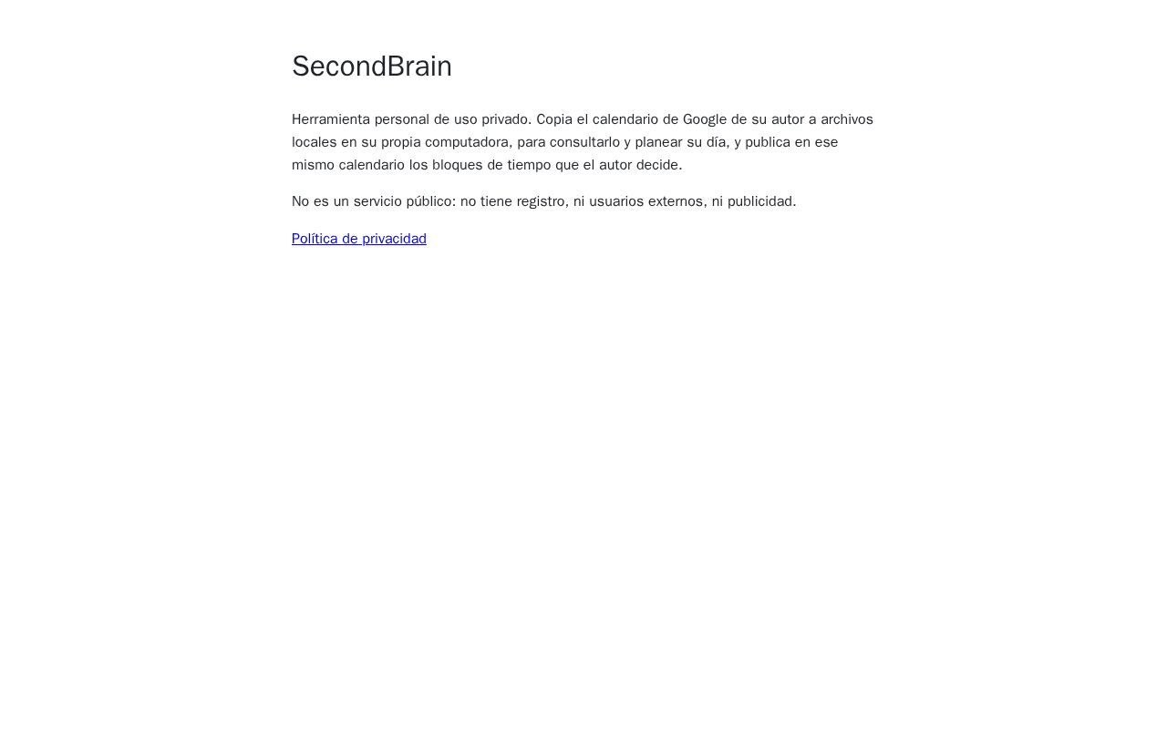 Preview of SecondBrain