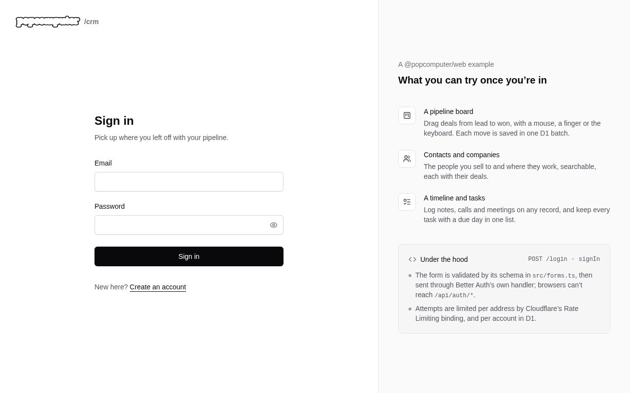 Preview of Popcomputer Web Crm