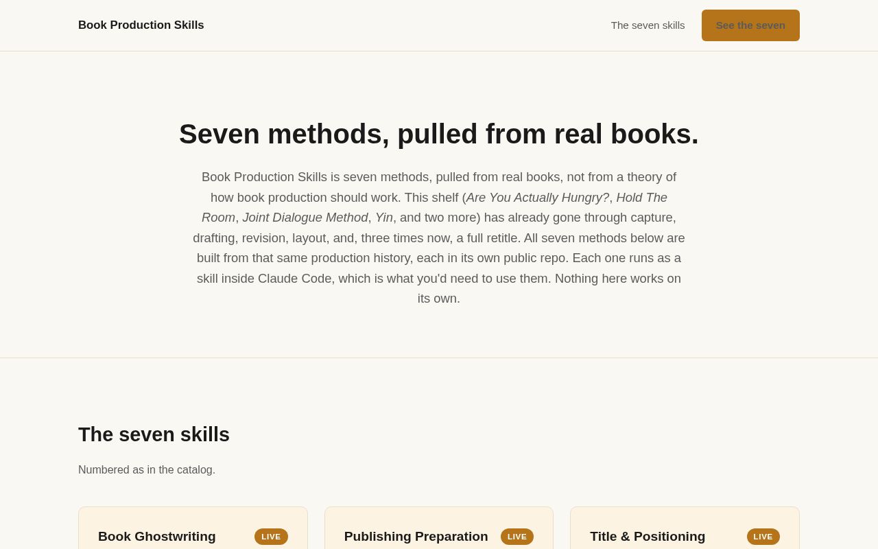 Preview of Book Production Skills