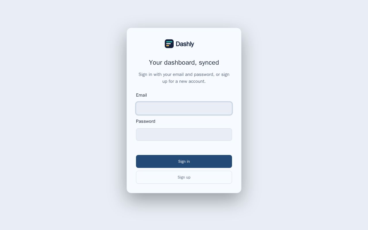Preview of Dashly