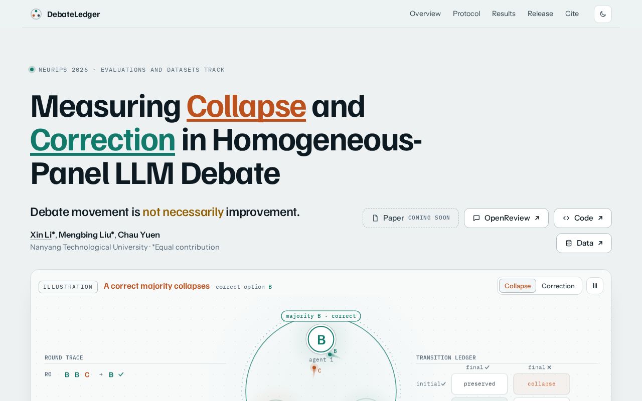 Preview of DebateLedger