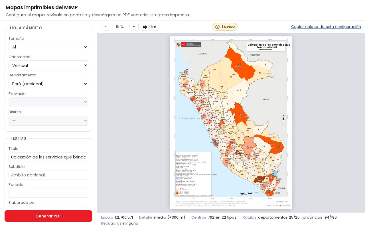 Preview of Mapas imprimibles del MIMP